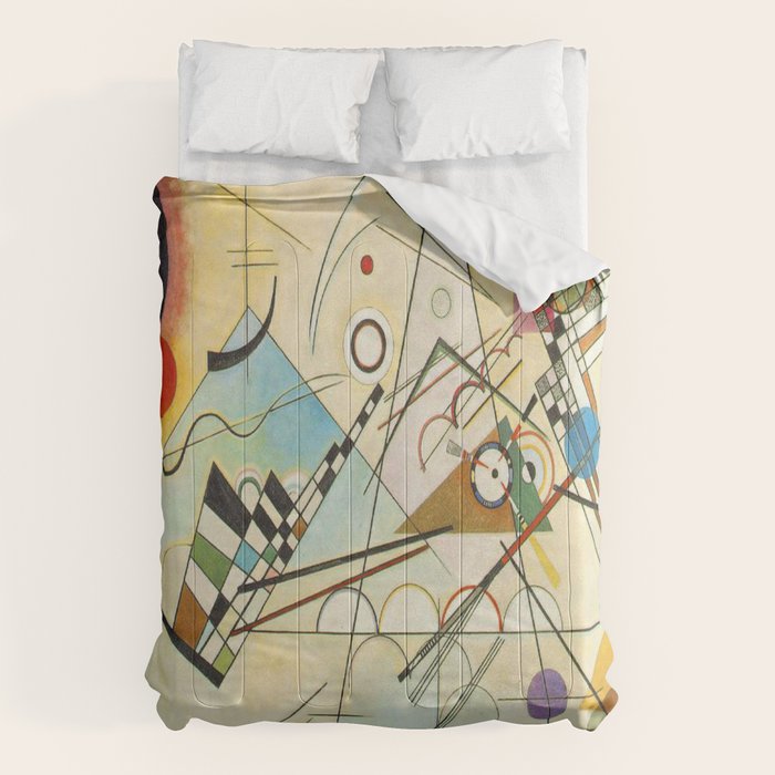 Wassily Kandinsky Composition 8 Comforter Gallery Image 6
