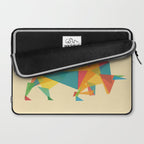 Fractal Geometric Bull Laptop Sleeve Gallery Image 2