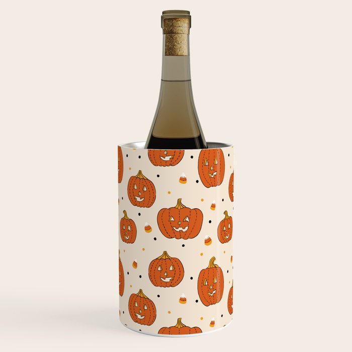 Happy Pumpkins - Beige Wine Chiller Gallery Image 2