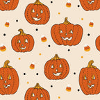 Happy Pumpkins - Beige Coffee Mug Gallery Image 2