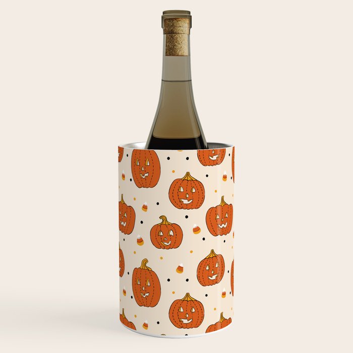 Happy Pumpkins - Beige Wine Chiller Gallery Image 3
