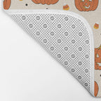 Happy Pumpkins - Beige Bath Mat Gallery Image 2