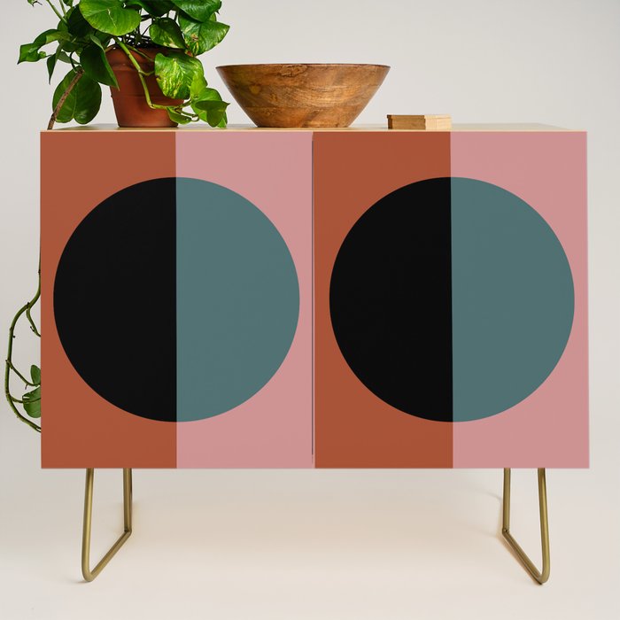 Color Block Abstract V Credenza Gallery Image 1