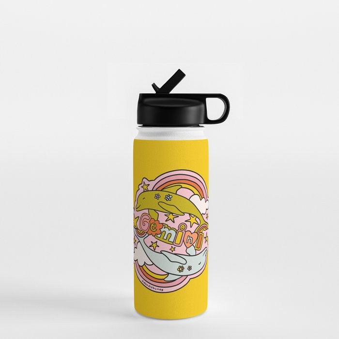 Gemini Dolphin Water Bottle Gallery Image 1