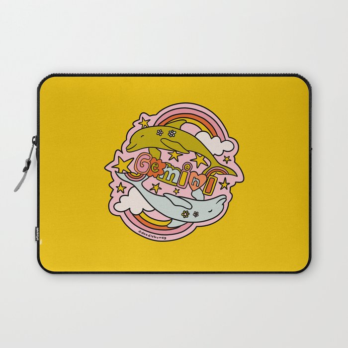 Gemini Dolphin Laptop Sleeve Gallery Image 1