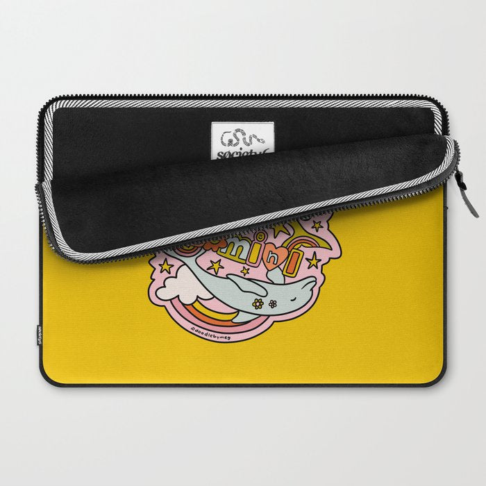 Gemini Dolphin Laptop Sleeve Gallery Image 2