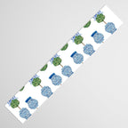 Chinoiserie Ginger Jar Jars Topiary Pattern Table Runner Gallery Image 3