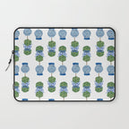 Chinoiserie Ginger Jar Jars Topiary Pattern Laptop Sleeve Gallery Image 1