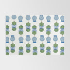 Chinoiserie Ginger Jar Jars Topiary Pattern Rug Gallery Image 2