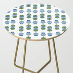 Chinoiserie Ginger Jar Jars Topiary Pattern Side Table Gallery Image 2