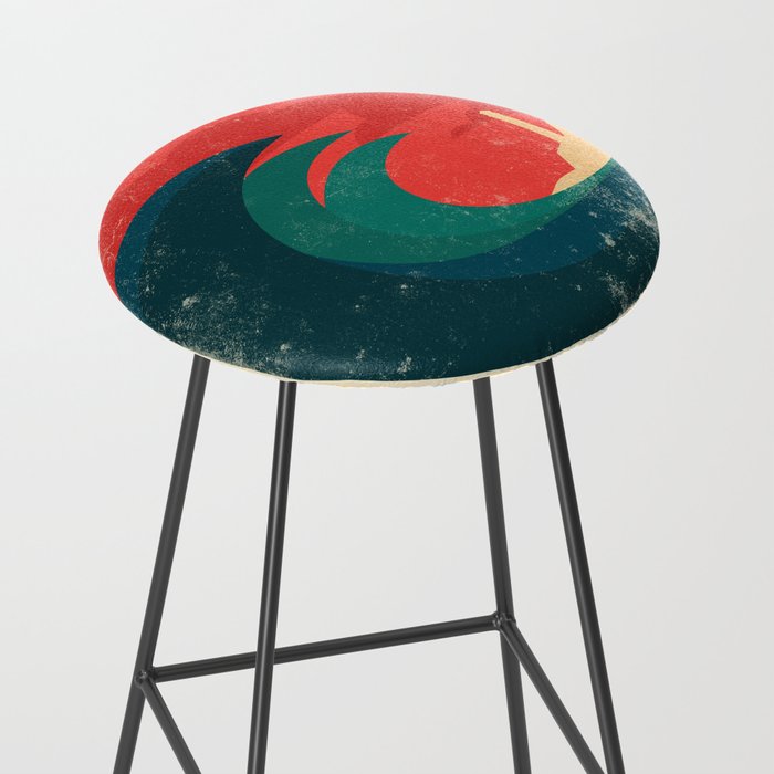 The wild ocean Stool Gallery Image 2