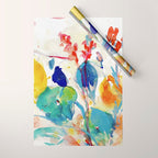 floral summer Wrapping Paper Gallery Image 1