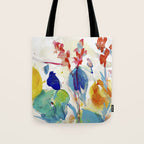 floral summer Tote Bag Gallery Image 1