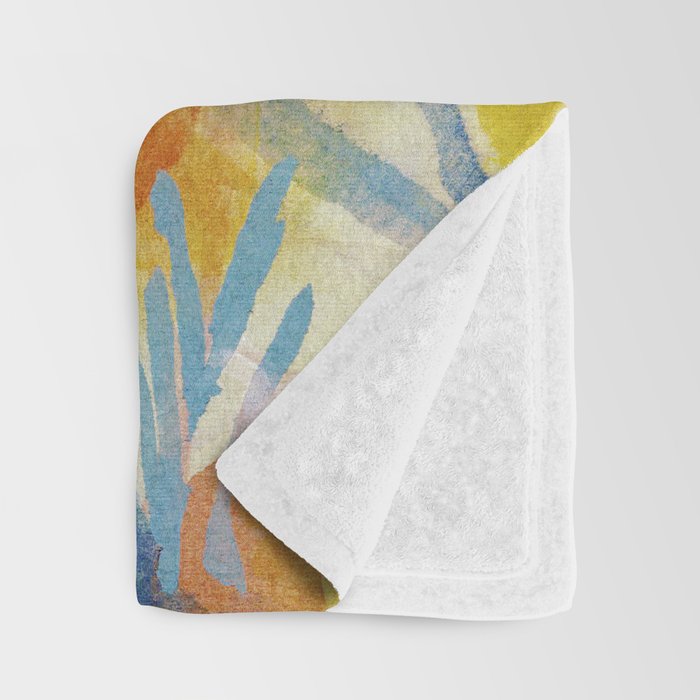 floral summer Throw Blanket Gallery Image 3