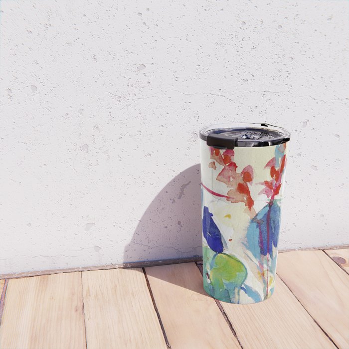 floral summer Travel Mug Gallery Image 4