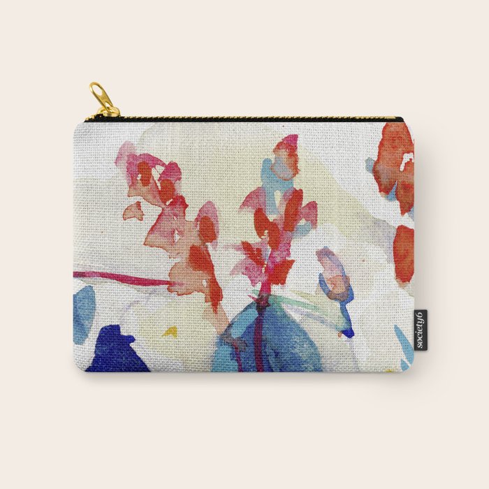 floral summer Carry All Pouch Gallery Image 1