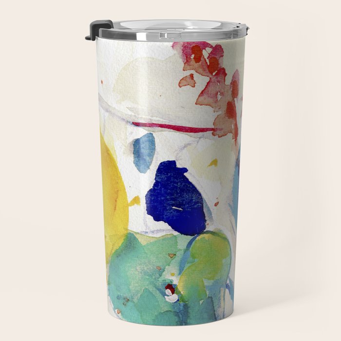 floral summer Travel Mug Gallery Image 3