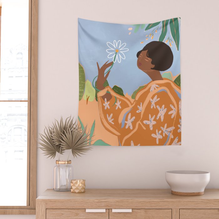 Spring Flower Wall Tapestry Gallery Image 2