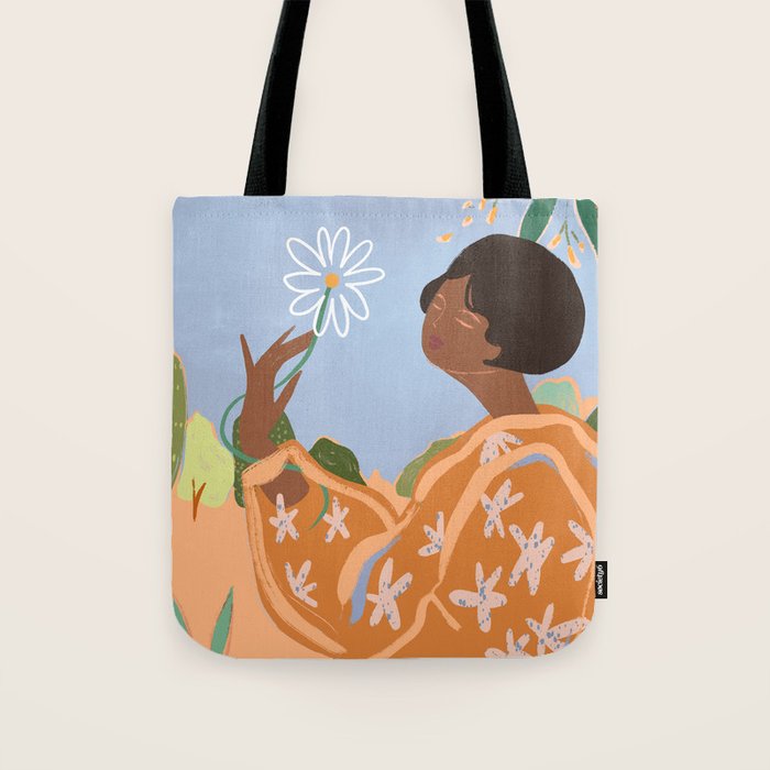 Spring Flower Tote Bag Gallery Image 1