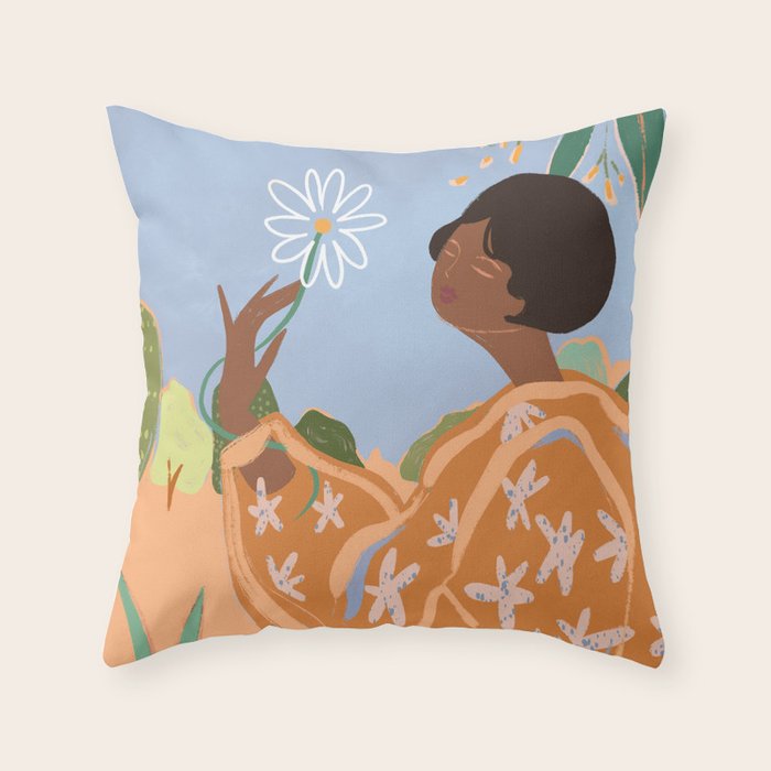 Spring Flower Throw Pillow Gallery Image 6