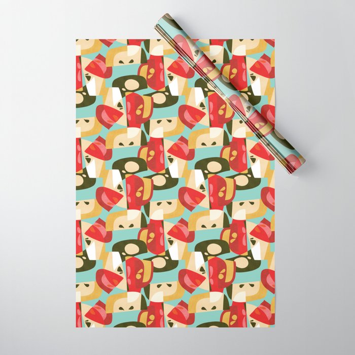 Apple Slices Wrapping Paper Gallery Image 1