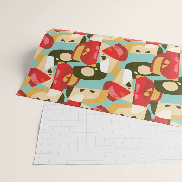 Apple Slices Wrapping Paper Gallery Image 2