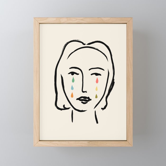 Bright eyes Mini Art Print Gallery Image 1