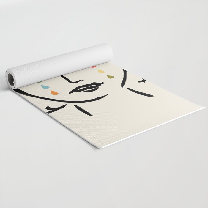 Bright eyes Yoga Mat Gallery Image 2