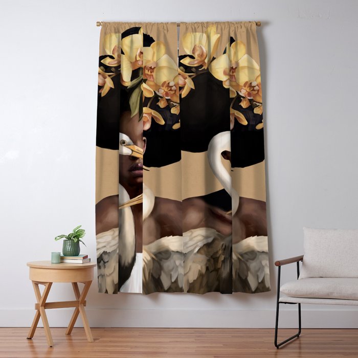 Orchid Majesty Window Curtain Gallery Image 1