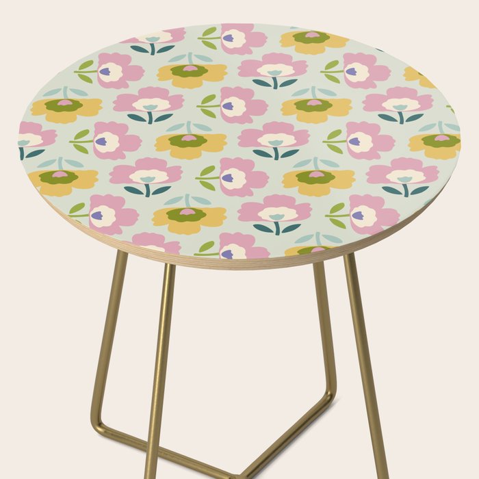 Scandinavian Floral  Side Table Gallery Image 2