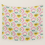 Scandinavian Floral  Wall Tapestry Gallery Image 4