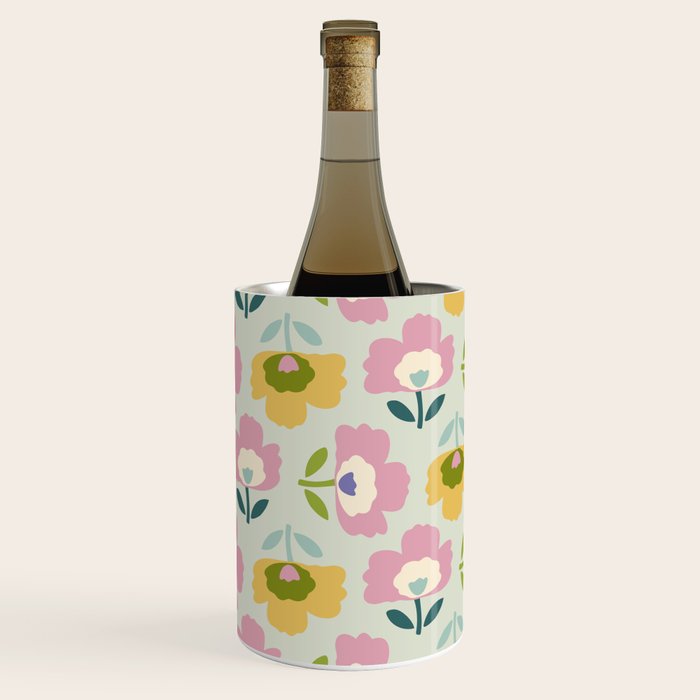 Scandinavian Floral  Wine Chiller Gallery Image 3