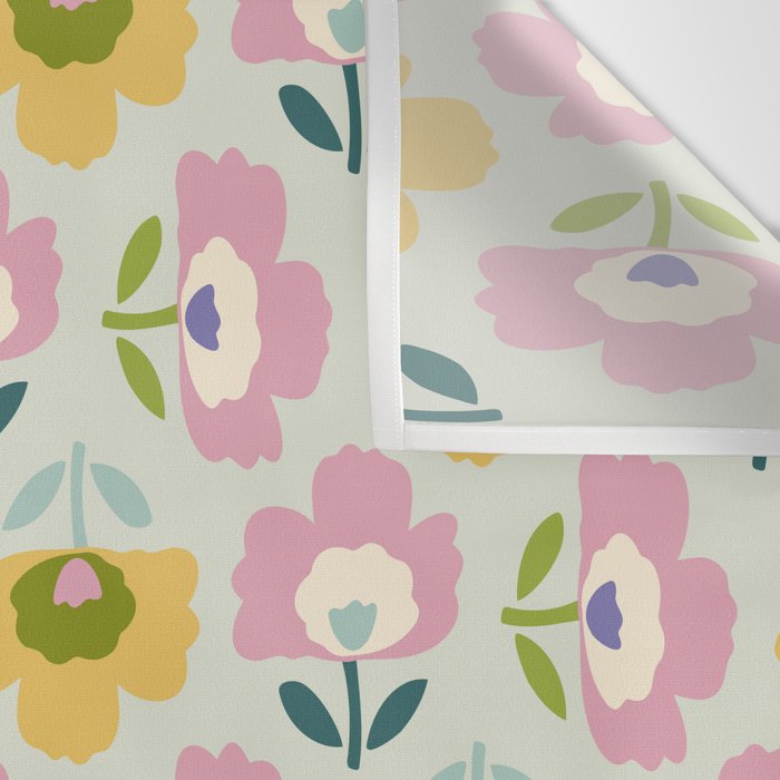 Scandinavian Floral  Wall Tapestry Gallery Image 3