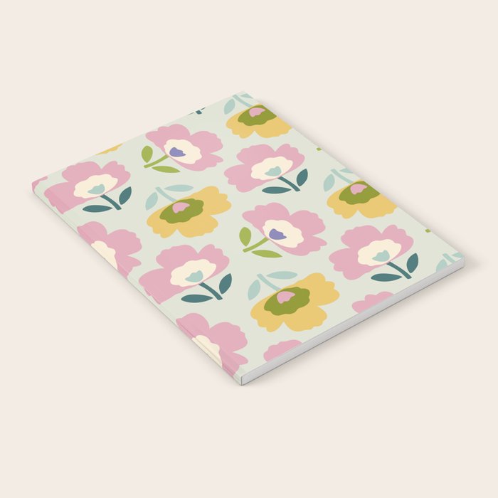 Scandinavian Floral  Notebook