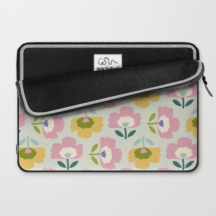 Scandinavian Floral  Laptop Sleeve Gallery Image 2