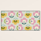 Scandinavian Floral  Desk Mat Gallery Image 3