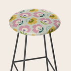 Scandinavian Floral  Stool Gallery Image 2
