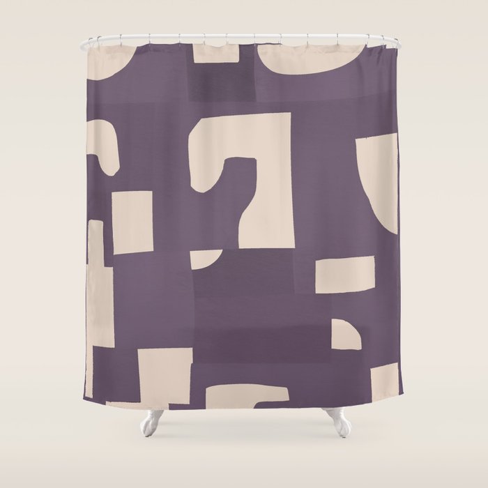 Minimalist 137 Shower Curtain Gallery Image 1