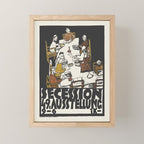 Egon Schiele Vintage Exhibition Poster, 1918 Mini Art Print Gallery Image 1
