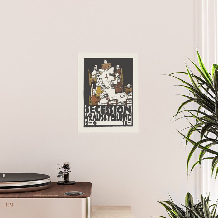 Egon Schiele Vintage Exhibition Poster, 1918 Poster Gallery Image 2