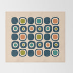Mid Century Modern Scandinavian Abstract 322 Throw Blanket Gallery Image 2