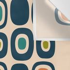 Mid Century Modern Scandinavian Abstract 322 Wall Tapestry Gallery Image 3