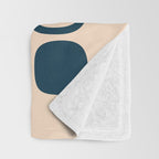 Mid Century Modern Scandinavian Abstract 322 Throw Blanket Gallery Image 3