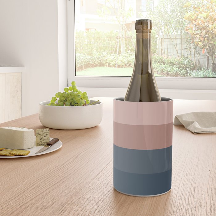 Minimal Retro Sunset - Earthy Neutral Wine Chiller Gallery Image 4