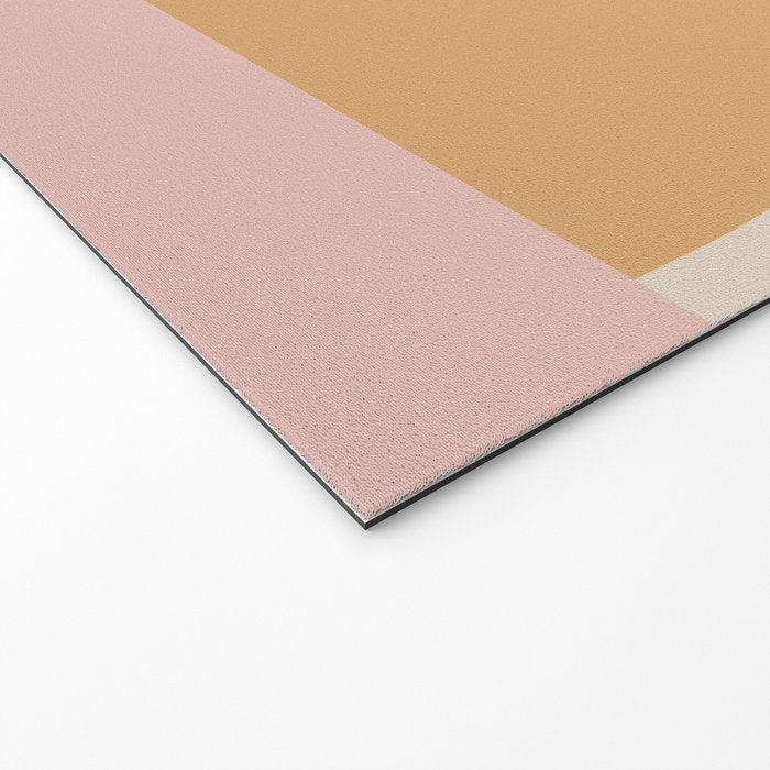 Minimal Retro Sunset - Earthy Neutral Welcome Mat Gallery Image 2