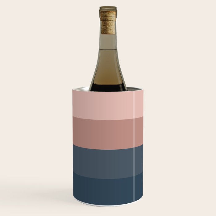 Minimal Retro Sunset - Earthy Neutral Wine Chiller Gallery Image 1