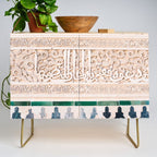 Arabic tiles in Sevilla | Ahambra photography art | Colorful photo print | Morocco Marrakech Credenza Gallery Image 1