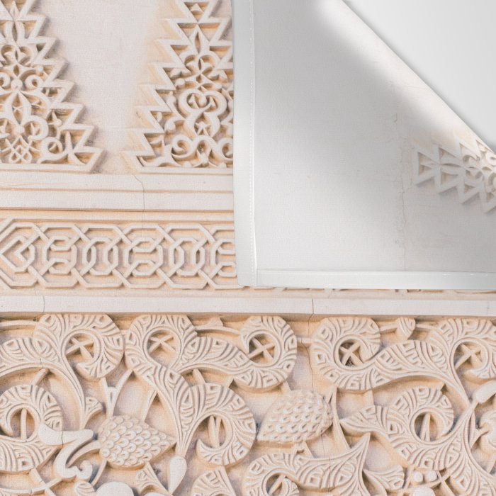 Arabic tiles in Sevilla | Ahambra photography art | Colorful photo print | Morocco Marrakech Wall Tapestry Gallery Image 3
