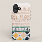 Arabic tiles in Sevilla | Ahambra photography art | Colorful photo print | Morocco Marrakech iPhone Case Gallery Image 1