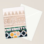 Arabic tiles in Sevilla | Ahambra photography art | Colorful photo print | Morocco Marrakech Stationery Card Gallery Image 2